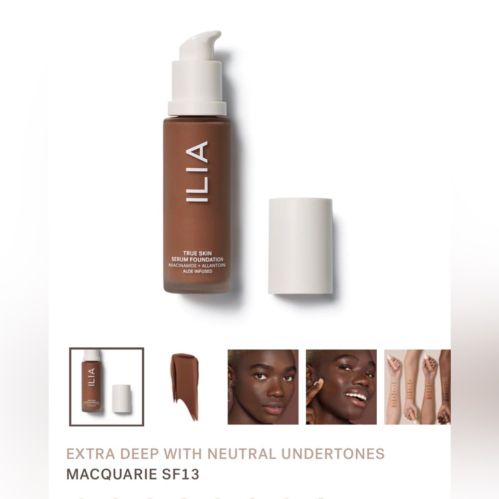Brand new in box Ilia True Skin Serum Foundation shade SF13 -30ml